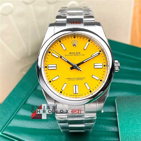 oyster rolex yellow|rolex oyster perpetual prezzo nuovo.